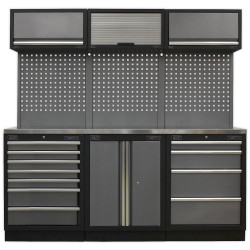 Sealey APMSSTACK07SS Modular Storage System Combo - Stainless Steel Worktop