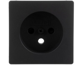 Q.1/Q.3/Q.7 Płytka czołowa gniazda z/u antracyt aksamit 3965766086