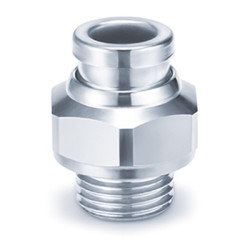 Złączka pneumatyczna 6 mm R 1/8 męskie SMC Złączka obejmowana, R 1/8 męskie