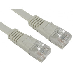 Kabel Ethernet Cat5e długość 15m Z zakończeniem RS PRO PVC l. żył: 8 średnica 5.4mm