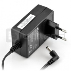 Zasilacz impulsowy 12V/1,5A - wtyk DC 5,5/2,5mm kątowy