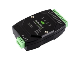 Waveshare Industrial-grade Isolated 4-Ch RS485 Hub, Rail-mount Support, Wide Baud Rate Range, Expands 4-ch RS485 Sub Ports Via 1