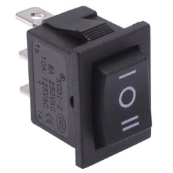 On-Off-(On) Momentary Rectangle Rocker Switch SPDT