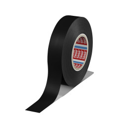 Taśma izolacyjna Czarny szerokość: 19mm grubość: 126mm długość: 33m Miękki PVC 7000V Tesa