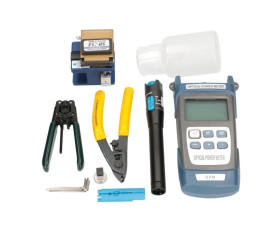 Zestaw narzędzi 12 elementów Extralink FTTH Fiber Optic Toolkit