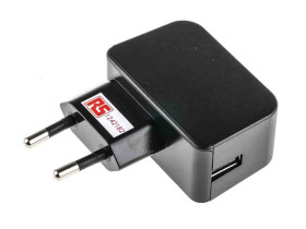 Adapter AC/DC Uwy 5V dc Iwy 1.5A USB typ A 7.5W typ wtyczki: Typ C
