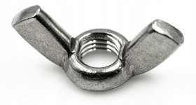 M6 Wing Nuts - Grade 4.8 - 10 pcs