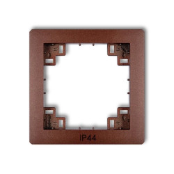 Ramka pośrednia do łączników IP44 brązowy metalik 9DRPH