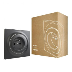 Walli Outlet N typ E (antracyt) - Pojedyncze gniazdo elektryczne typu E.