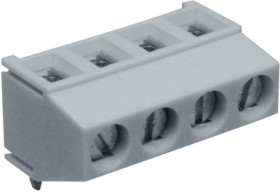 PCB terminal, 2 pole, pitch 5 mm, AWG 24-16, 16 A, screw connection, light gray, 6324 02