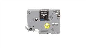 Taśma Tze-335 Do Drukarki Brother 12Mm 8M Czarna Taśma Biały Nadruk