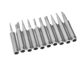 Zestaw 10 grotów do stacji lutowniczych - do Yihua, Aoyue, Repro, Zhaoxin, WEP i inne.