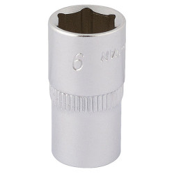 Elora 11098 9mm 1/4&quot; Square Drive Hexagon Socket