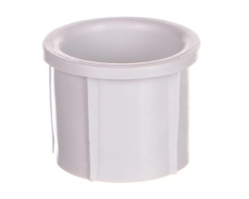 Końcówka rury 21mm biały PCV 4921