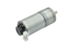 Metal DC Geared Motor w/Encoder - 6V 300RPM 3.6Kg.cm