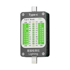 Detektor wkładki Type-C VBEST z monitorowaniem prądu i napięcia w czasie rzeczywistym dla telefonów komórkowych i laptopów, komp