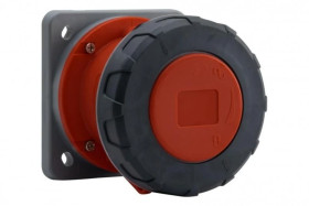 Gniazdo siłowe tablicowe proste 63A 5p /FE/ IP67