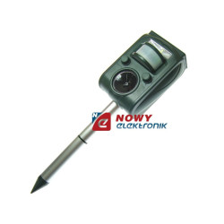 Odstraszacz zwierząt solarny ultrasonic z reg.częstotl.NE501