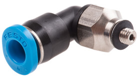 Złączka pneumatyczna Złącze M3 męskie Wciskane 4 mm Festo Adapter gwintowany kolankowy M3 męskie