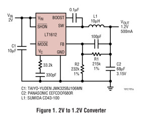 Synchronous, Step-Down 800kHz PWM DC/DC Converter
