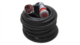 Przedłużacz Budowlany Trójfazowy Elcord Cee 125A 400V Ip67 50M H07rn-F 5G35 Z...