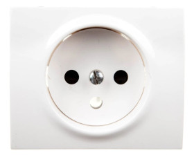 SISTENA LIFE Plakietka gniazda pojedynczego arctic 777028