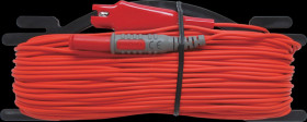 L9843-52 Earthing measurement cable, 4 mm, red, 50 m, with cable reel