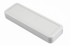 ABS handheld enclosure, (L x W x H) 150 x 50 x 22 mm, gray (RAL 7046), IP54, 1552C5GY
