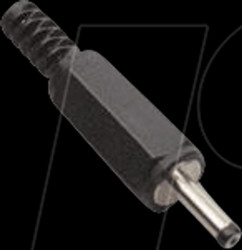 072604 DC power plug, Øi = 2.1 mm, Øa = 5 mm, shaft: 14mm