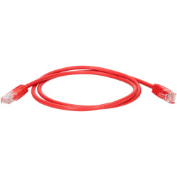 TruConnect TRUP5E1.0RD 1mtr CAT 5E UTP PVC Full Copper Patch Lead - Red