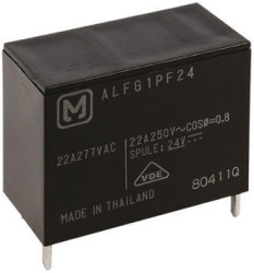 Przekaźnik mocy 18V dc SPST Panasonic 1.4W, montaż PCB 230Ω Otwór przezierny