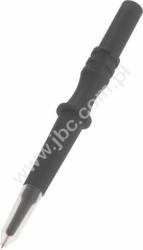464-IEC-SW Sonda probiercza bezpieczna do SMD, sprężynująca igła, gniazdo 4mm, czarna, ELECTRO-PJP, 464IECSW