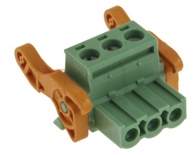 Klucz polaryzacyjny 3 -pinowe raster 5.08mm Montaż na kablu Męski Phoenix Contact