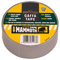 Everbuild 2VGAFFSV45 Gaffa Tape Silver 50mm x 45m