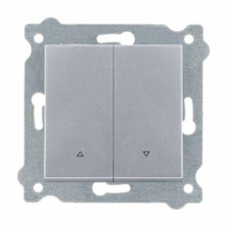 Przycisk roletowy Srebrny 216/10E EXEN