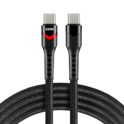 Kabel przewód USB-C PD E-Marker EPR 100cm everActive CBB-1PDRS Power Delivery 3.1 5A/48V 240W
