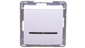 Impresja Łącznik Hotelowy Z Podświetleniem Biały Łp-15Ys/M/00