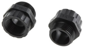 Adapter do dławnic kablowych, PG11 → M16, materiał: Nylon 66, kolor: Szary, RS PRO