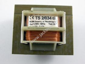 TS2/034(12V-0,17A)TRANSFORMATOR.
