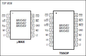 Dual, 256-Tap, Up/Down Interface, Digital Potentiometers