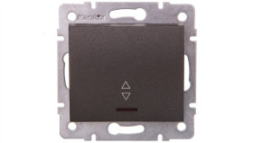 Logi Łącznik Schodowy Z Led Śrubowy 10Ax 250V Grafit 021140141 25259