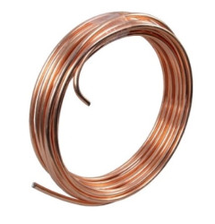 Drut fi 8mm pomiedziowany, St/Cu 0,070mm Cu ok. 60m ok. 25kg /C1110249(60M)