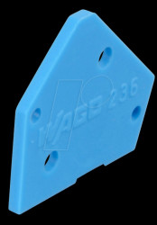 236-400 End plate, blue