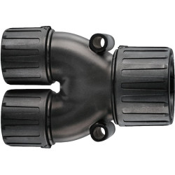 HellermannTyton 166-25803 HG28-Y21 Conduit Y Connector IP66 Entry 28mm Exit 21mm