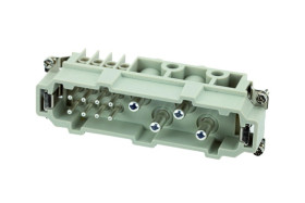 Wkładka złącza dużej mocy 12-pinowe Amphenol Industrial 80A Męski