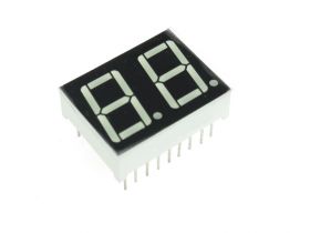 WYSWIETLACZ LED 2cyf. h=14,22mm Czerwony - FJ5261BH