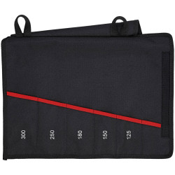 KNIPEX 00 19 55 S4 LE Tool Roll for Pliers Wrenches Empty 6 Compartments 340 mm