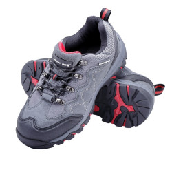Buty zamszowe szaro-czerwone 41 L3041041 Lahti Pro CB-850348