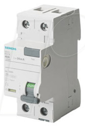 5SV3312-6 FI circuit breaker, 25 A, 2-pin, 30 mA