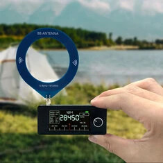 Mini Radio SI4732 0.5-108mhz FM/AM Radio Kieszonkowe LSB USB AM FM Odbiornik Radiowy Wszystkie Pasma 1.9-cali IPS Ekran HF SW MW